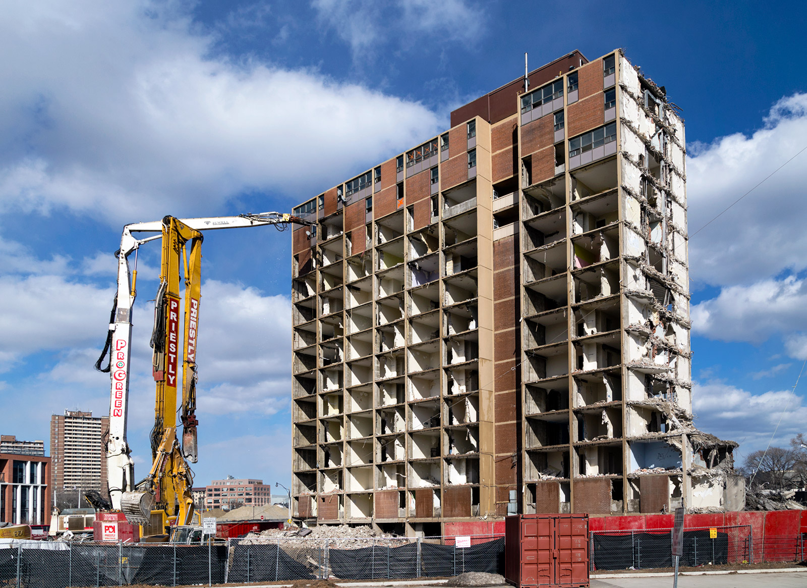 20150318. Demolition of the last Dickinson-designed modernist to