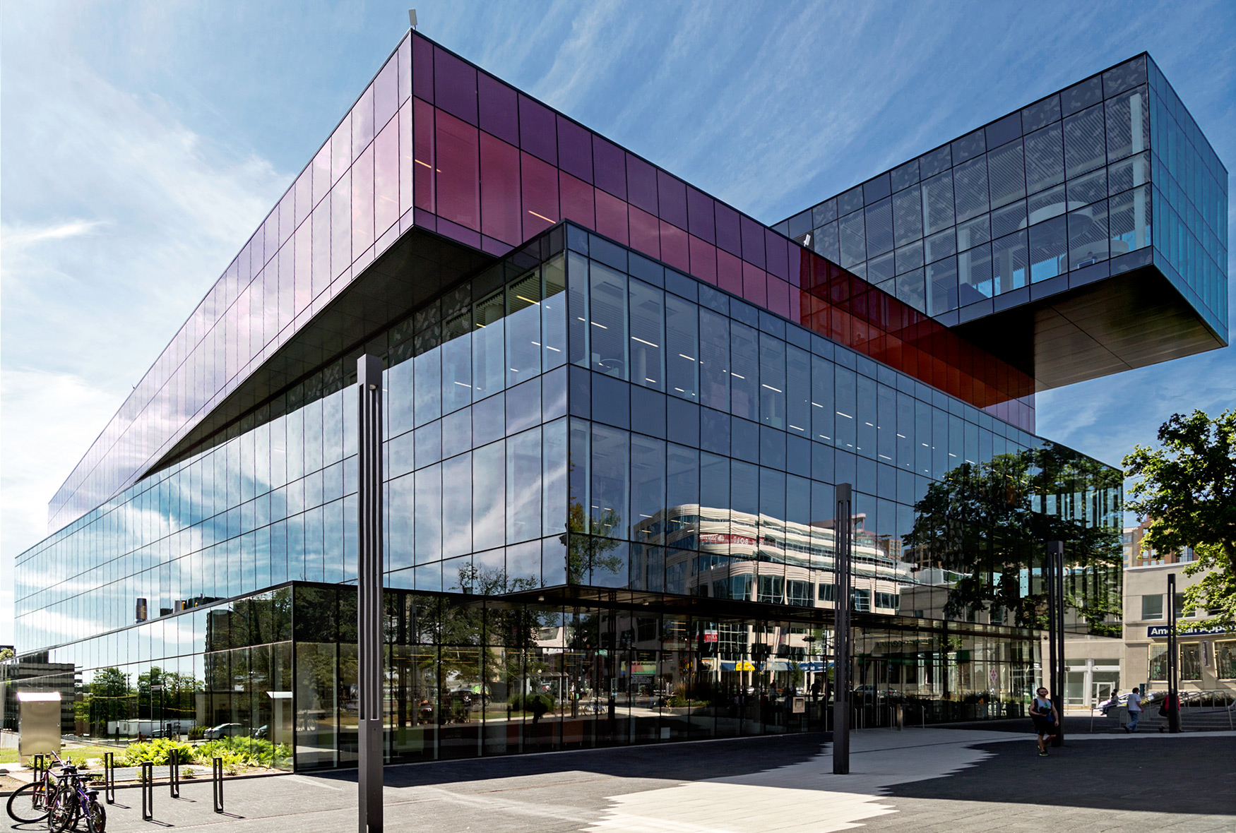 Halifax Central Library, in Halifax, Nova Scotia - designed to look like a stack of books