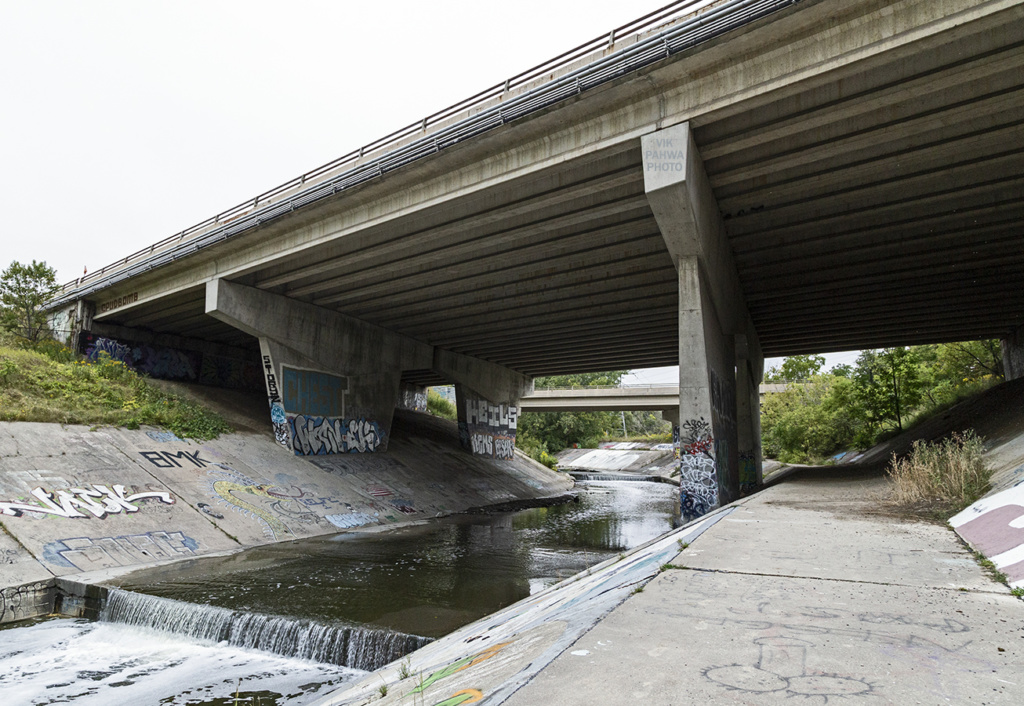 20190921. Where Mimico Creek goes concrete. Come check it out on ...